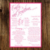 Custom Printable Wedding Programs