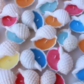 Seashell Candle Beach Wedding Favors- Soy Wax