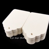 Off White Blank Wedding Favor Tags