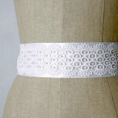 White Lace Sash