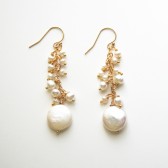 Coin Pearl Earrings