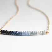 Ombre Sapphire Necklace