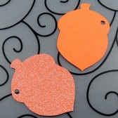 Acorn Favor Tags