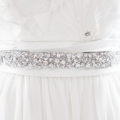 Adele I - Rhinestone beaded wedding belt