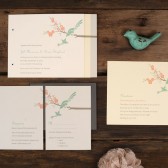 Love Birds Wedding Invitation