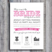 Bachelorette Party Invitation