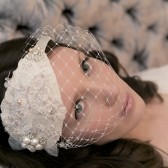 Lace Pearl Bridal Headband