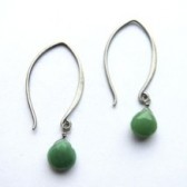 Silver and Gemstone Belle Earrings