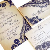 Elegant Lace Invitation sets