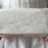 Blush Lace Clutch