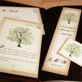Vintage Book Save the Date Card or Bookmark