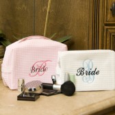 Cosmetic Bag Personalized Bride Gift or Bridesmaids Gift