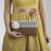 Rustic Wedding Clutch Envelope