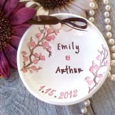Cherry Blossom Wedding Ring Bearer