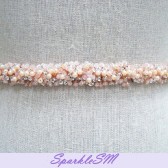 Coral Bridal Sash