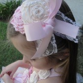 flower girl vintage headband
