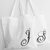 Monogramed Bridesmaids Tote 
