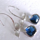 long blue sapphire earrings