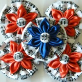 music note boutonniere