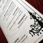 Chandelovely Menu Card