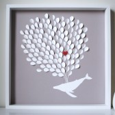 3d balloons guest book