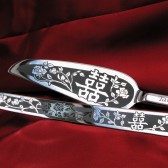 Double Happiness Wedding Cake Server Set