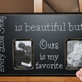 Every Love Story Is Beautiful, Double picture frame