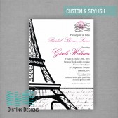 Paris Bridal Shower Invitation