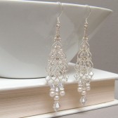 Juliet Pearl Chandelier Earrings