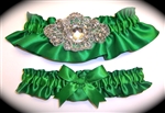 Emerald Green Regal Garter
