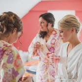 Linen Cut Flowers Robe