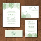 Palm Leaves Invitation Suite