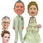 Personalized Cake Topper - Rosy Couple