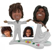 Personalized Cake Topper - Dancing On Roses