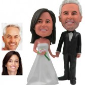 Personalized Cake Topper -  Wedding Couple