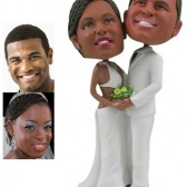 Personalized Cake Topper - Beach Wedding