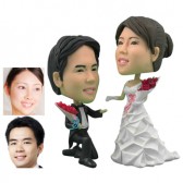 Personalized Cake Topper -  Groom On One Knee