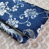 blue bridesmaid clutch