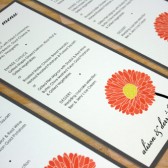 Gerbera Daisy Menu