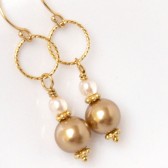 Golden Baroness Bridal Earrings