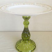 Green Cake Stand