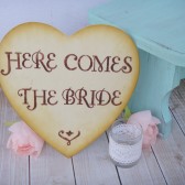 Here Comes the Bride Sign