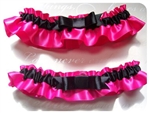 Hot Pink Regal Satin Garter