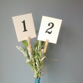 Rustic Table number holders
