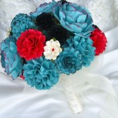 Rock & Roll Inspired handmade paper flower bouquet