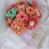Peach & Mint - Paper Bouquet
