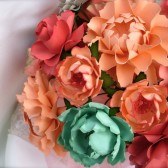 Peach & Mint - Paper Bouquet