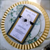 Anemone paper menu cards