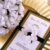 Anemone paper menu cards