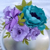 Centerpiece - paper flowers